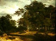 Jacob van Ruisdael den stora skogen Germany oil painting artist